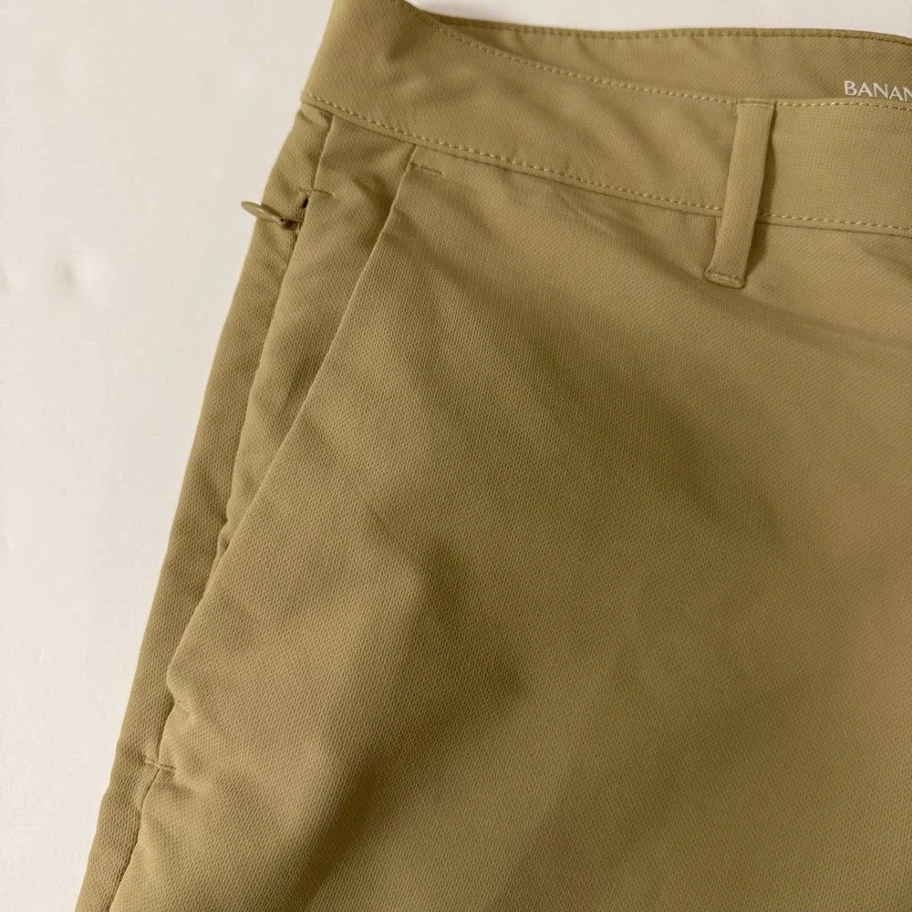 Banana Republic Core Temp Slim Fit Chino Pants Mens 32x32 Khaki Tan 1557516